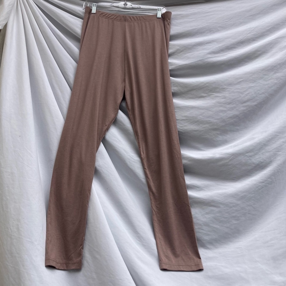Missguided Light Brown Leggings, Size 14